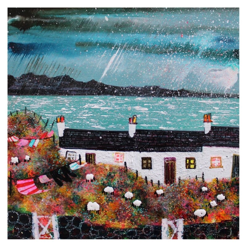 Image of Washing’s Oot, Rain’s Coming by Nikki Monaghan